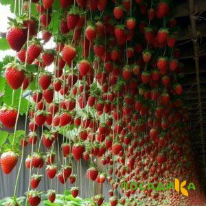 Клубника ампельная Анастасия купить по цене от 370р. в интернет-магазине «Посадика» с доставкой почтой в в Асбесте и по всей России – [изображение №1].